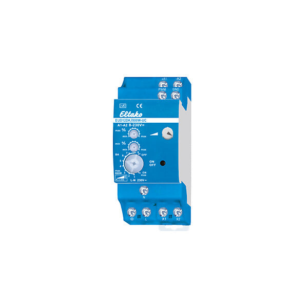 Eltako Universal-Dimmschalter mit Drehknopf EUD12DK/800W-UC